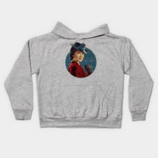 vintage style poppers Kids Hoodie